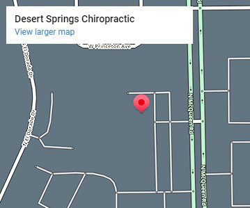 map of desert springs chiropractic